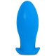 Silicone plug Saurus Egg S 10 x 4.5cm Blue