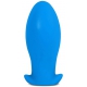 Plug silicone Saurus Egg M 12 x 5.3cm Bleu
