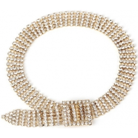 Joy Jewels Widen Crystal Gold Necklace