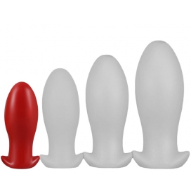 EggPlay Dragon Egg PVC Butt Plug RED S