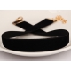 Simple Velvet Choker BLACK