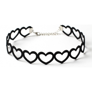 Joy Jewels Collar Línea Corazón Negro