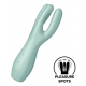 Estimulador de clítoris Threesome Satisfyer 14cm Verde