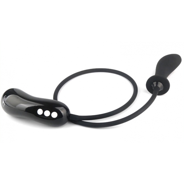 Inflatable vibrating plug Curve 10 x 3.2cm