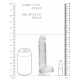 Crystal Clear Dildo 12 x 3cm Transparent