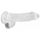 Dildo transparente 12 x 3cm Transparente