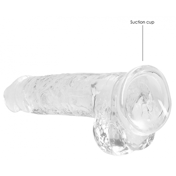 Crystal Clear Dildo 16 x 4cm Transparent