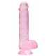 Dildo Transparente 12 x 3cm Rosa