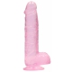 Crystal Clear Dildo 12 x 3cm Pink