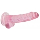 Dildo Crystal Clear 14 x 3.5cm Pink