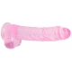 9" / 23 cm Realistic Dildo With Balls - Pink