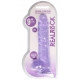 Dildo Crystal Clear 19 x 4.5cm Violett