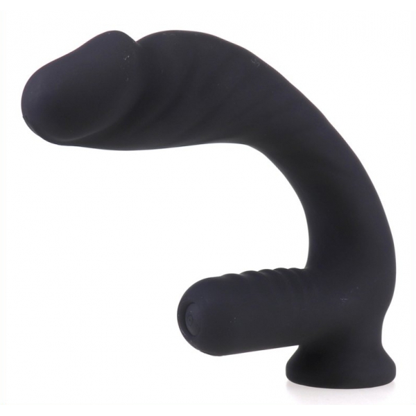 Inflatable and vibrating plug Infladick 14 x 3.5cm