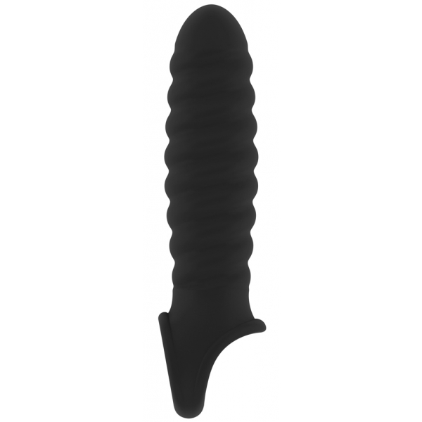 Ribby Penis Sheath Sono N°32 - 11 x 3cm Black
