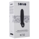 Guaina per pene Ribby n. 32 - 11 x 3 cm nero