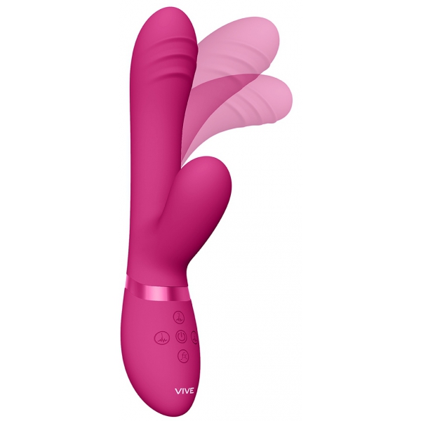 Vibro Rabbit Tani 22 x 3,5 cm rosa