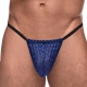 Perizoma DIAMOND MESH Blu