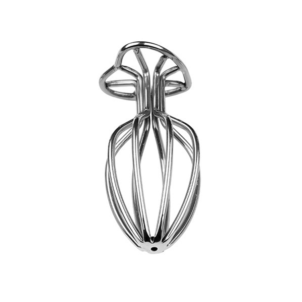 Hollow Stainless Steel Heart Anal Plug M