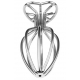 Hollow Stainless Steel Heart Anal Plug M