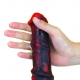 Dildo Dragon Zirg 22 x 5cm Black-Red