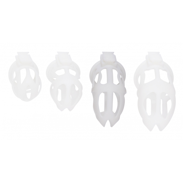 Skelly Chastity Cage L 11 x 3.6cm White