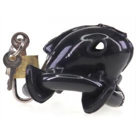 Chastity cage Nub Soft 6 x 2cm Black