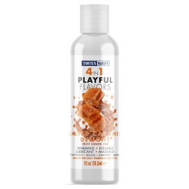 Swiss Navy Playful 4 In 1 Salted Caramel Delight - 30ml/1oz