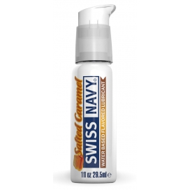 Swiss Navy Lubricante con sabor a caramelo salado 30mL