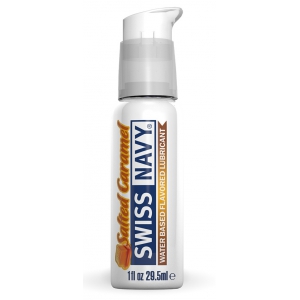 Swiss Navy Salted Caramel Flavored Lubricant - 30ml/1oz
