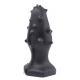 Plug en silicone MONSTER SPIKE L 14 x 5.5cm Noir