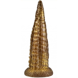 MetallicAnal Mostro Dicknosaur Dildo M 20 x 5,5 cm Oro