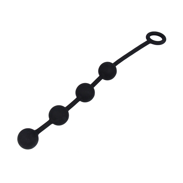 Nexus - Excite Medium Silicone Anal Beads Black 