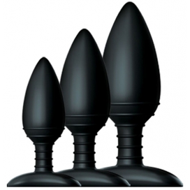 Nexus Nexus Trio Set di plug in silicone nero