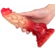 Gradient Color Animal Dildos - 06 RED