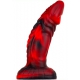 Dildo Monster Squax 18 x 5,5 cm nero-rosso