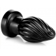 Spiral Plug L 12 x 6.5cm Schwarz