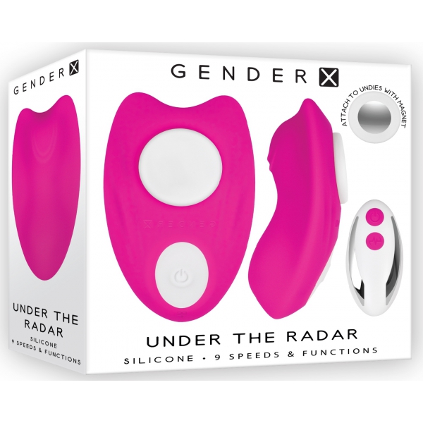 Under The Radar 9 Vibrations Afstandsbediening Clitoris Stimulator