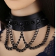 Piky Spiked Collar Negro