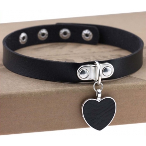 Joy Jewels Ras de cou PUNK HEART Noir