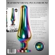 Plug Bijou Gem Rainbow M 10 x 3.5cm