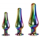 Set di 3 tappi per gioielli Gem Rainbow Evolved