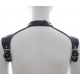 Optor Black Harness and Collar