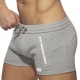 DOUBLE ZIP Shorts Grey