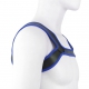 Should Wide Neoprene Hebegurt Schwarz-Blau