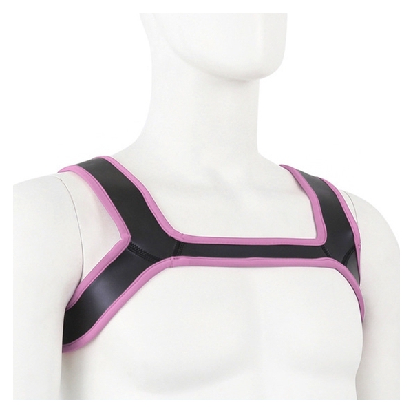 Imbracatura larga in neoprene nera-rosa Should