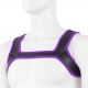 Imbracatura in neoprene nera-viola Should Wide