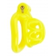 Gabbia di castità corta Lyfy 4 x 3,3 cm giallo