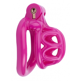 Turtle Chastity Device With 4 Penis Rings PINK