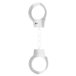  Pair of metal handcuffs Cuffs On Silver