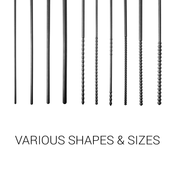 Tige d'urètre en silicone flexible Vick 24cm - 10mm